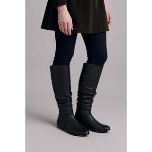 New Journee Collection Jayne Wide Calf Slouchy Knee High Boots Black 8
